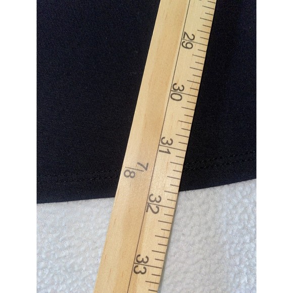 Lane Bryant Sleeveless Asymmetrical Black Tunic Top Size 18/20 Studded Stretchy - Picture 7 of 7